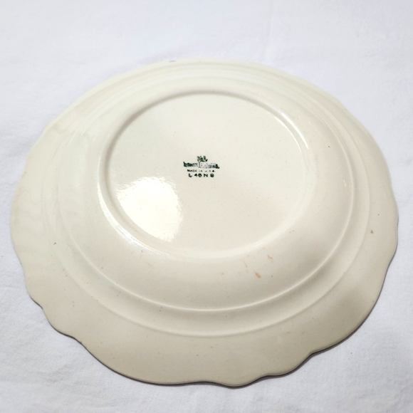 2 Vintage Homer Laughlin Virginia Rose Luncheon Plates L46 N8 Cottage Fairy Fine - Picture 10 of 16